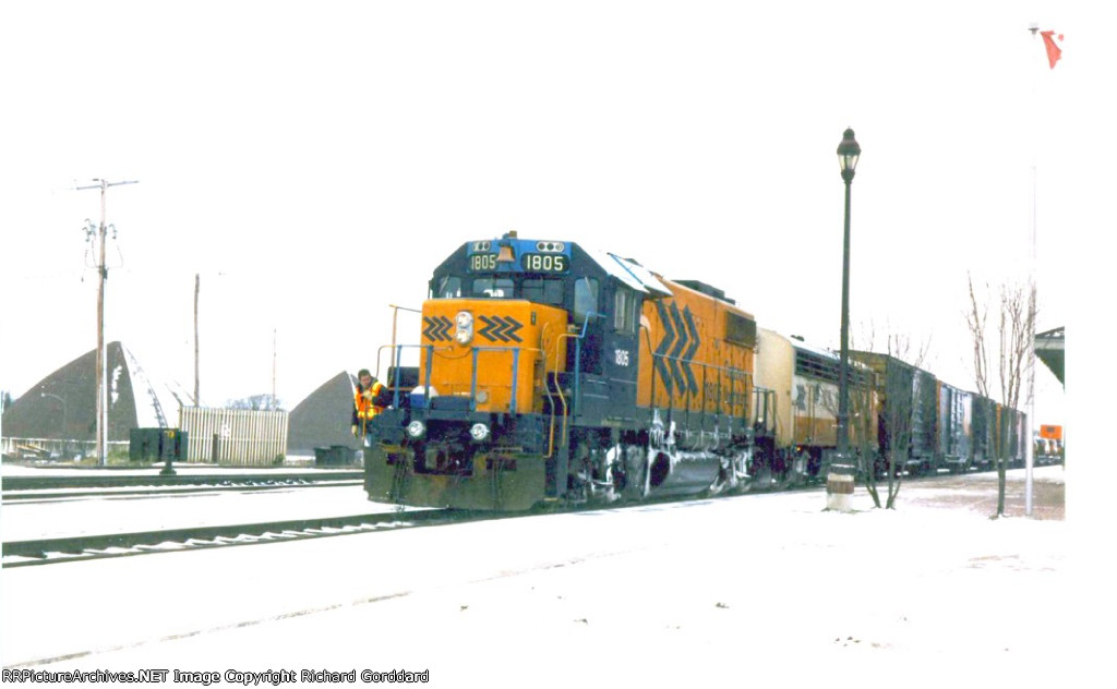 ONR 1805 on the head end of the "Little Bear"  Mixed Train